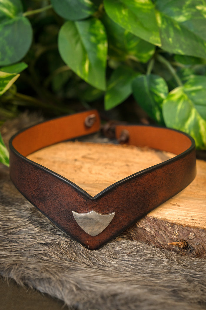 Crown Finwe, leather, brown