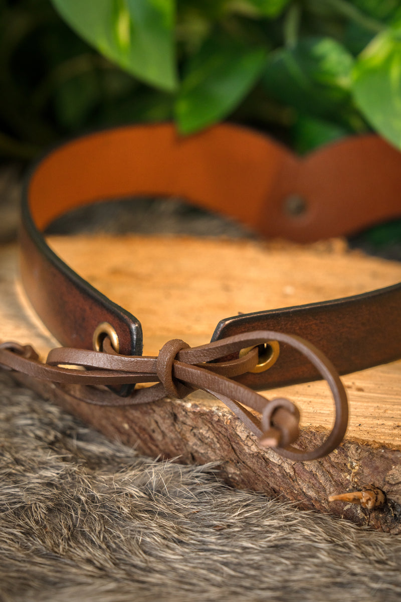 Crown Finwe, leather, brown