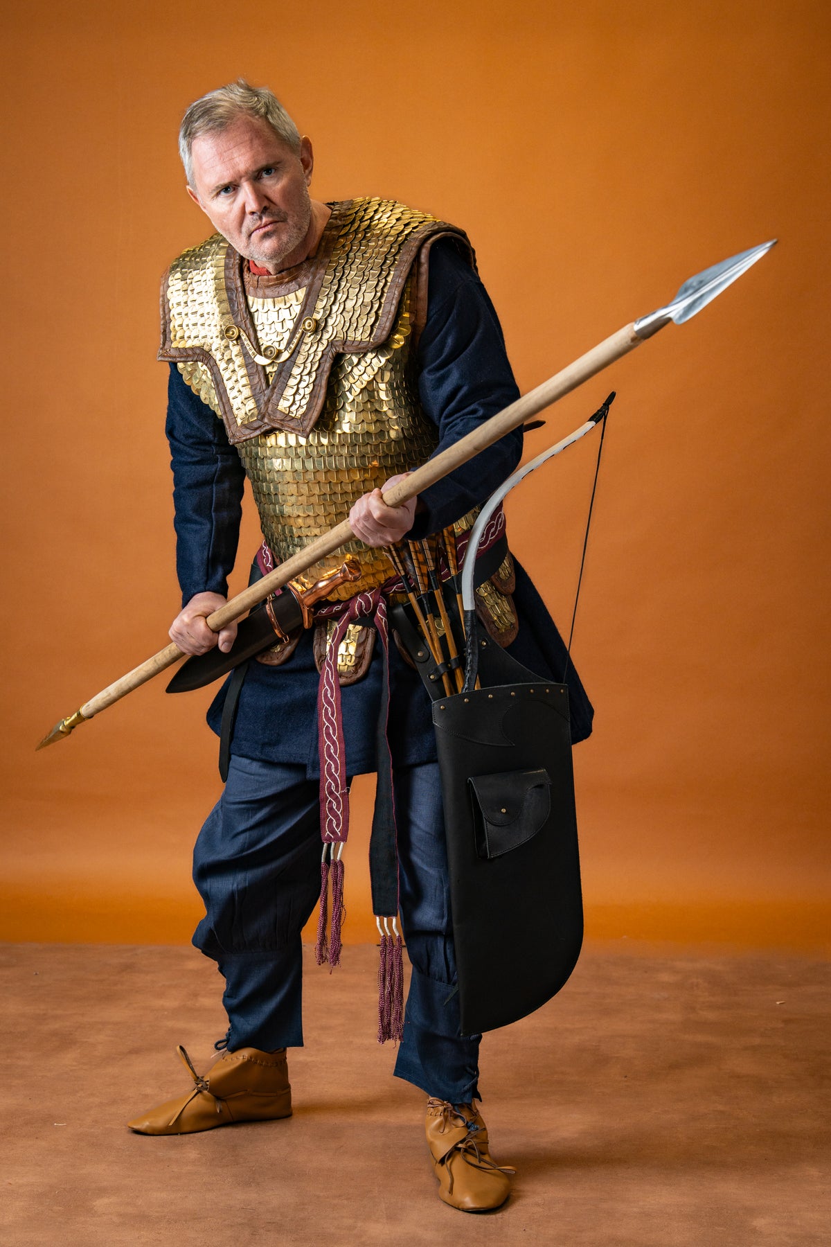 Viking trousers Floki, blue