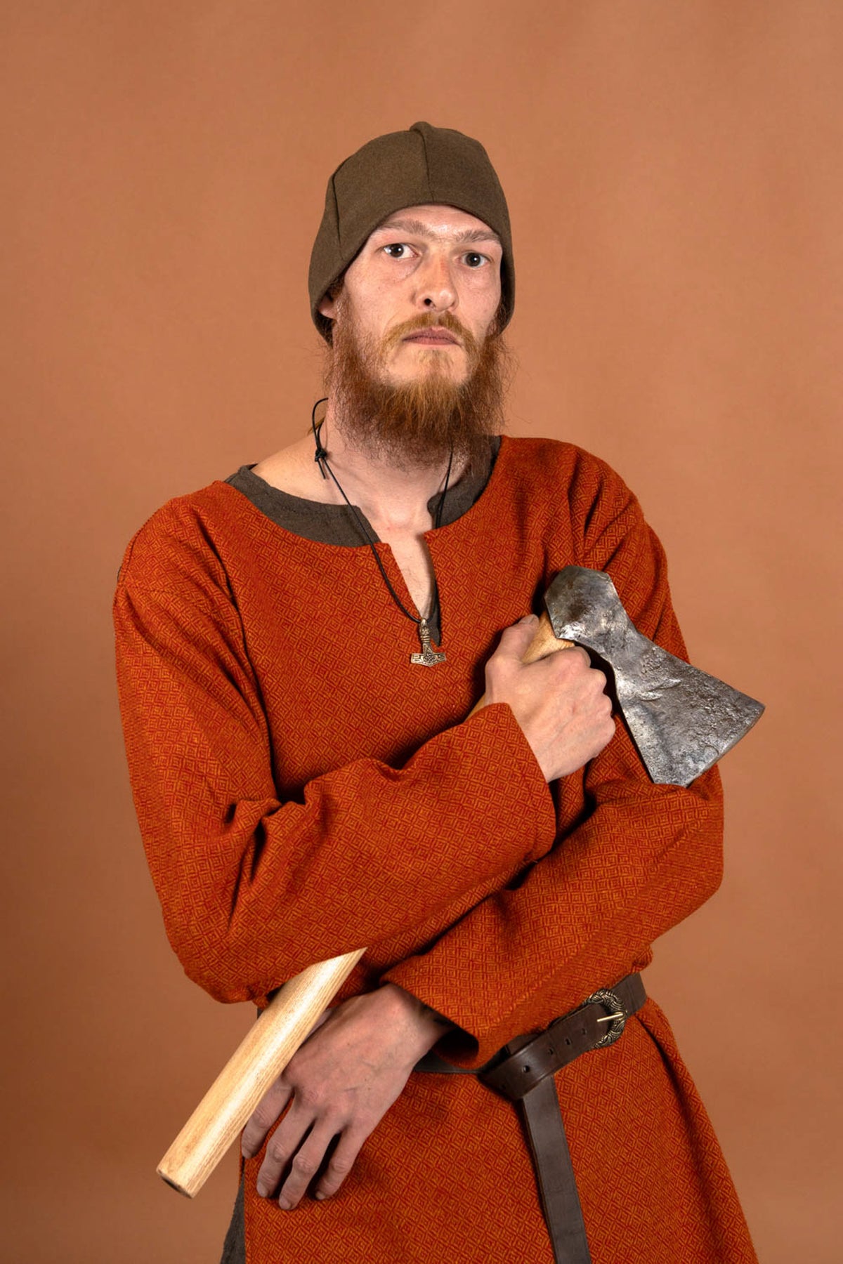 Viking Axe, Hand-Forged Steel, Type F, semi-sharp