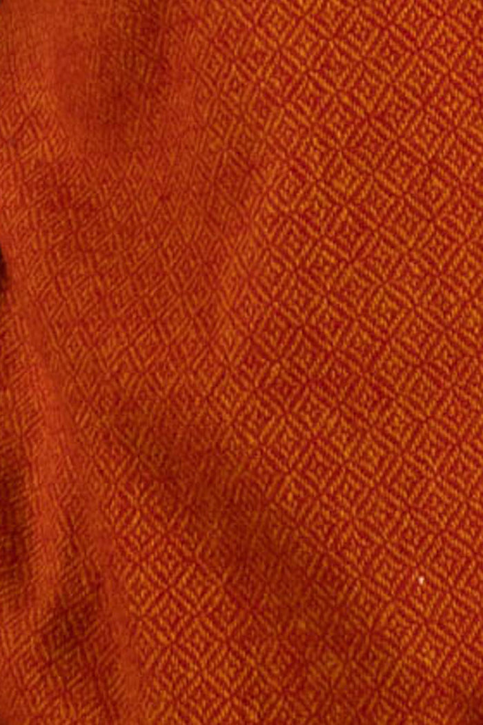 Medieval tunic diamond twill tunic, 100% wool, orange-red