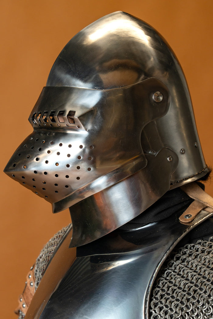 French great bascinet, 2 mm (battle-ready)