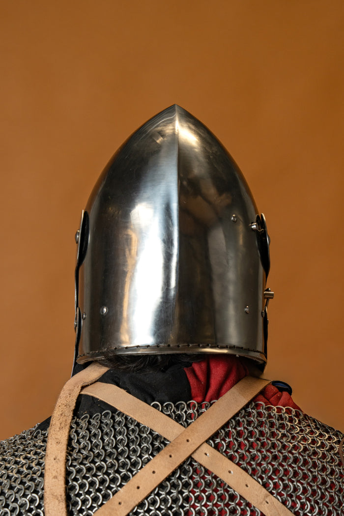 French great bascinet, 2 mm (battle-ready)
