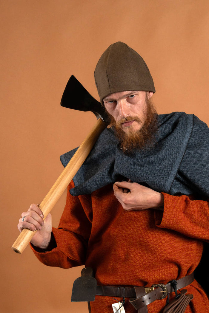 Viking Axe, Hand-Forged Steel, Type F, semi-sharp