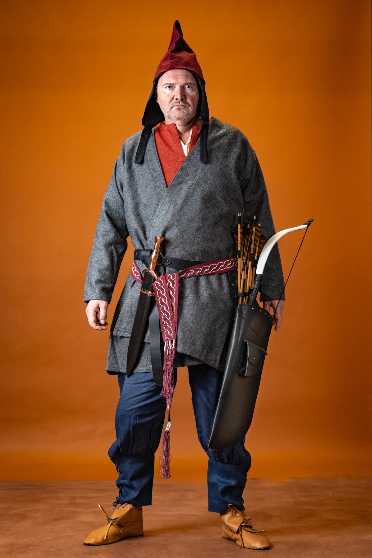 Viking trousers Floki, blue