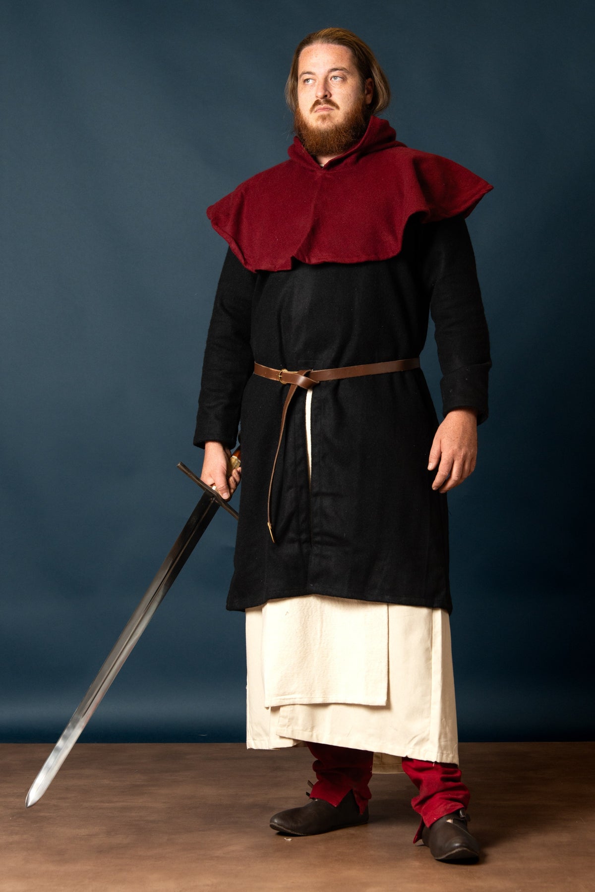 Chaperon Cucullus (red), wool mix