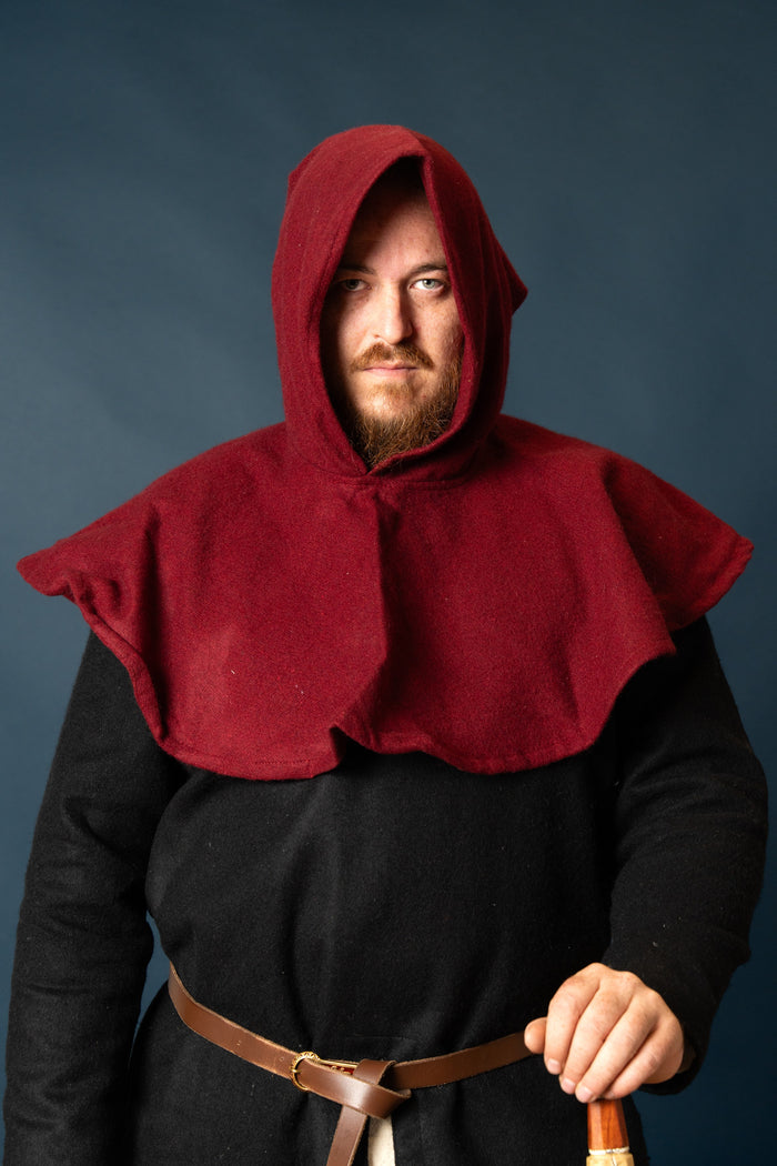 Chaperon Cucullus (red), wool mix