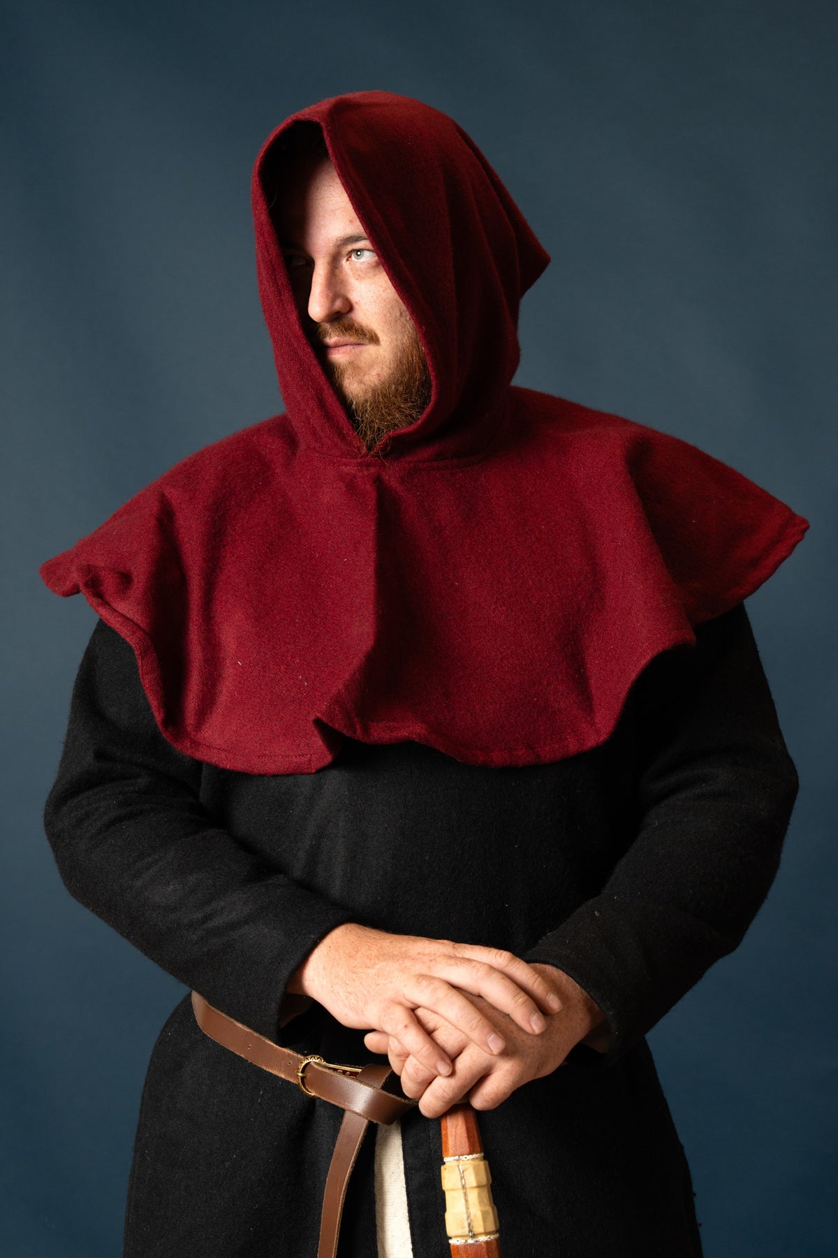 Chaperon Cucullus (red), wool mix