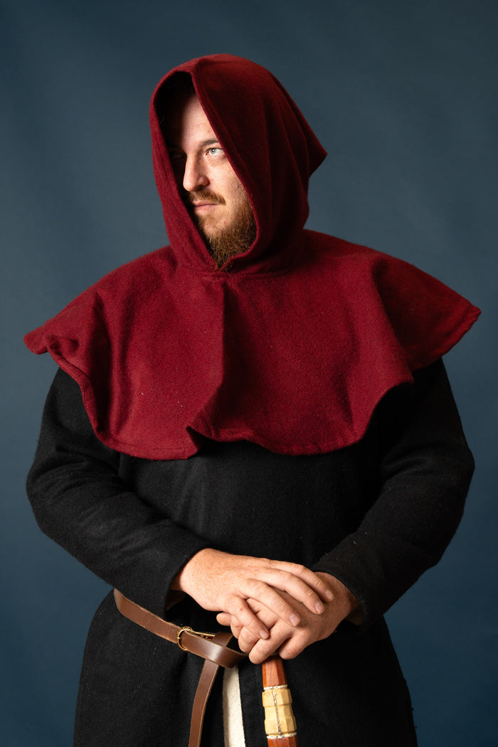 Chaperon Cucullus (red), wool mix