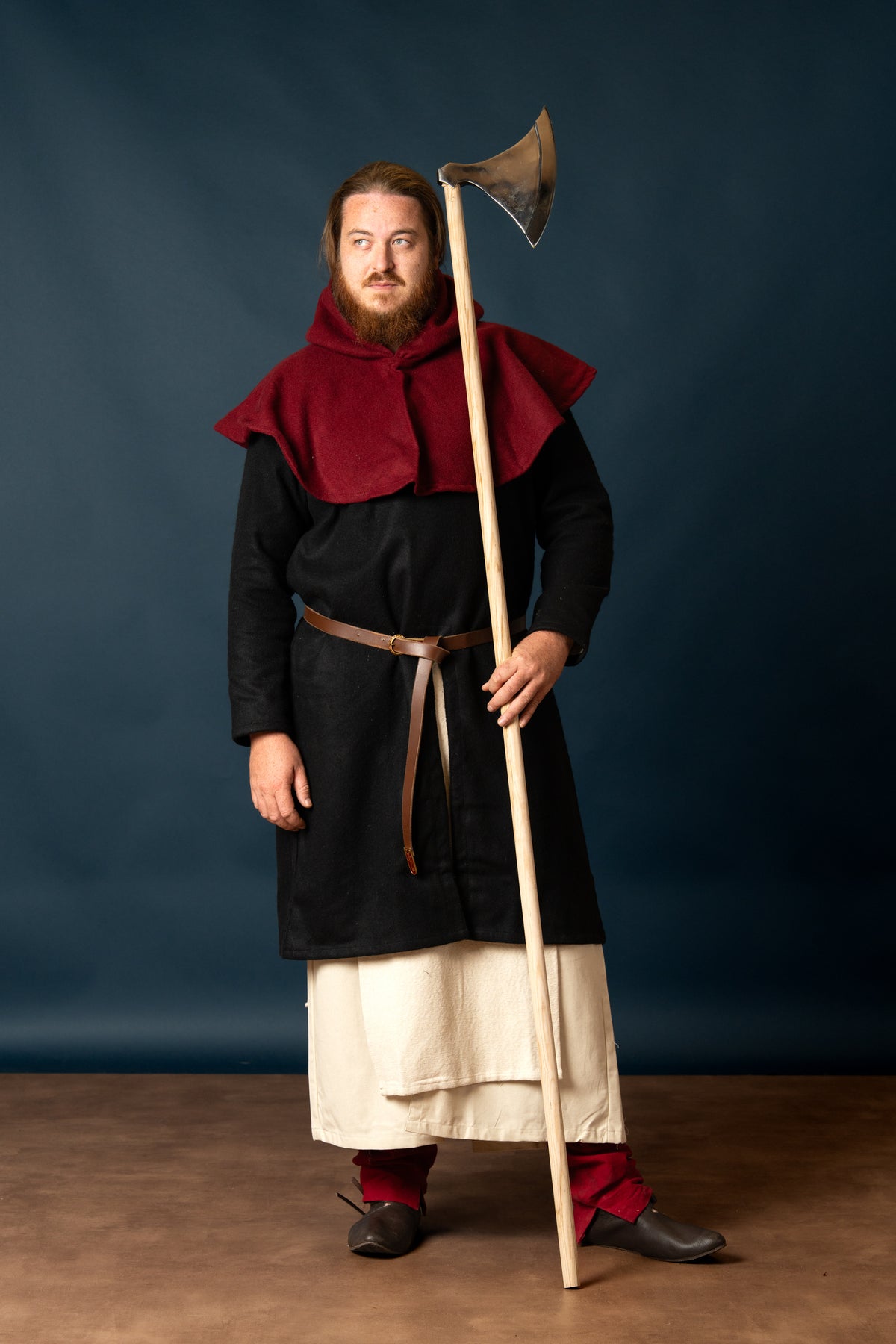 Chaperon Cucullus (red), wool mix