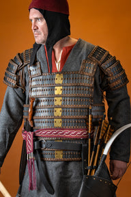 Viking lamellar armour Visby, blackened