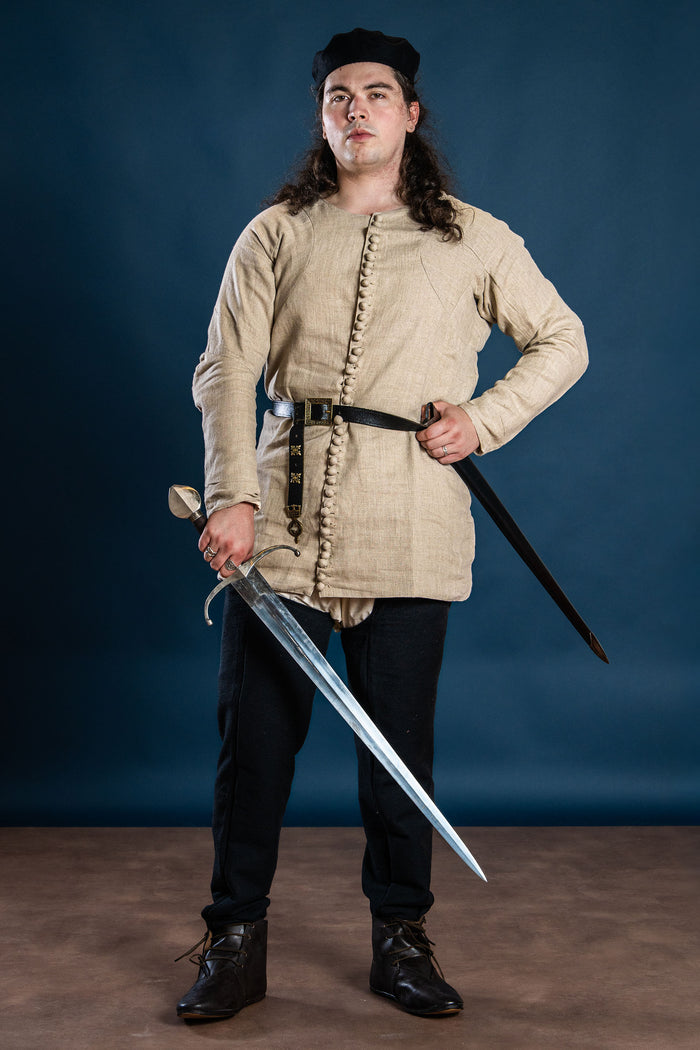 14th Century Pourpoint of Charles de Blois, linen, natural
