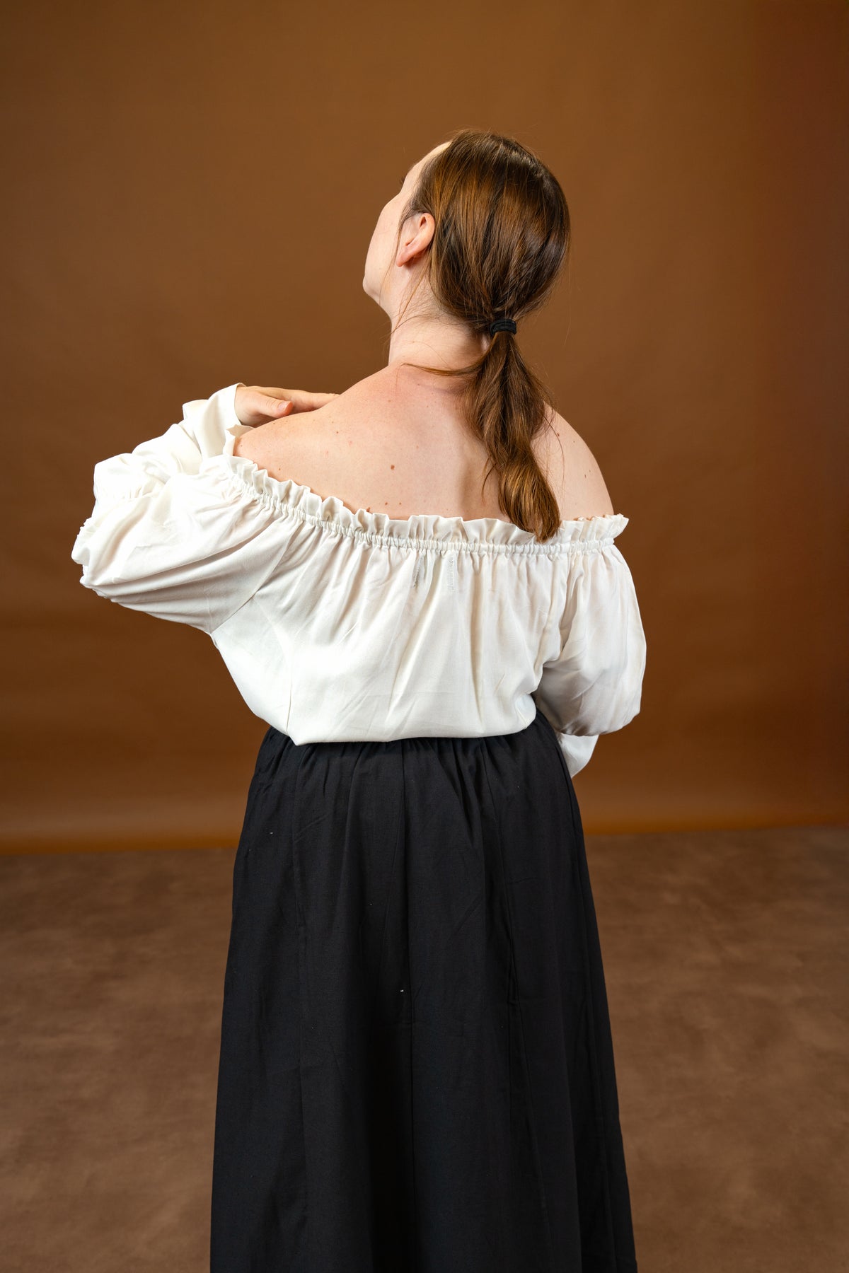Baroque blouse, white