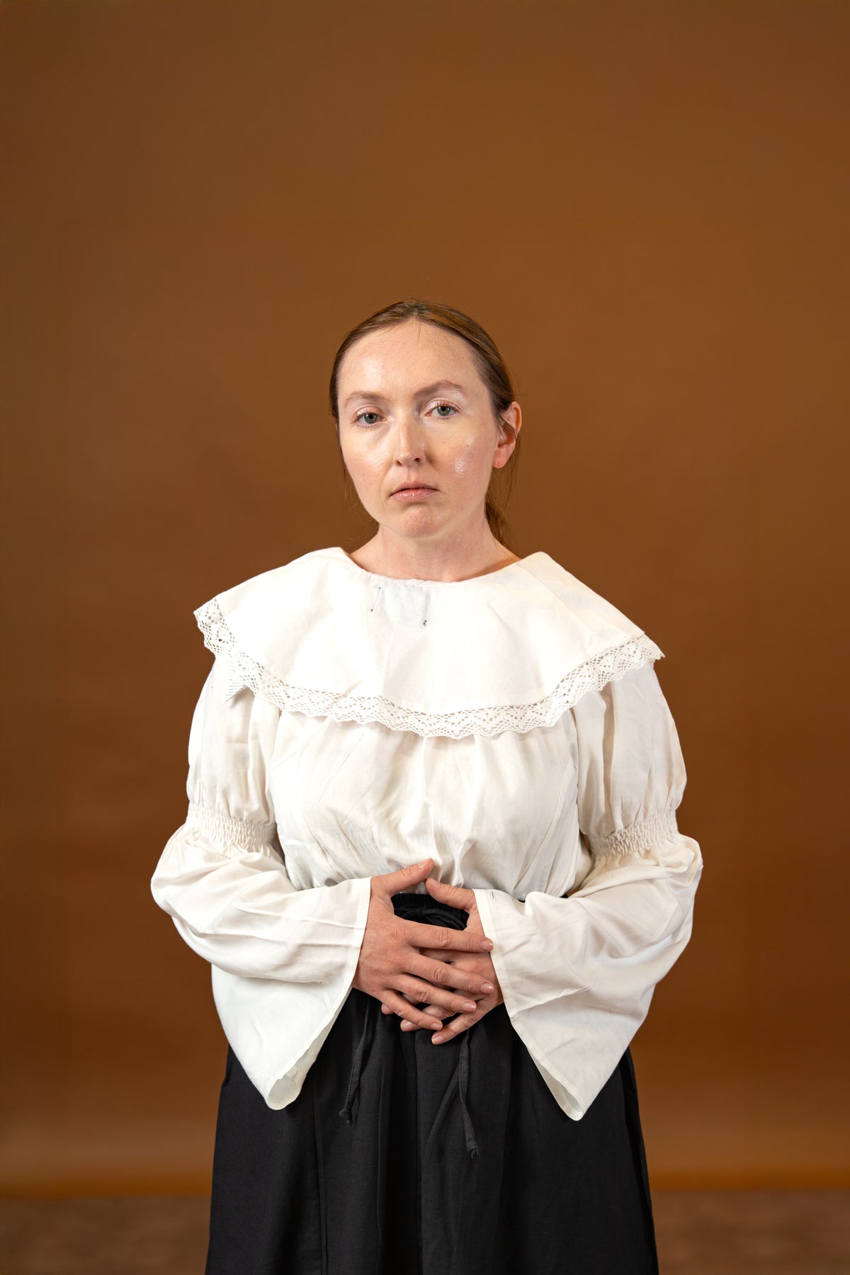 17th century collar Leonard white
