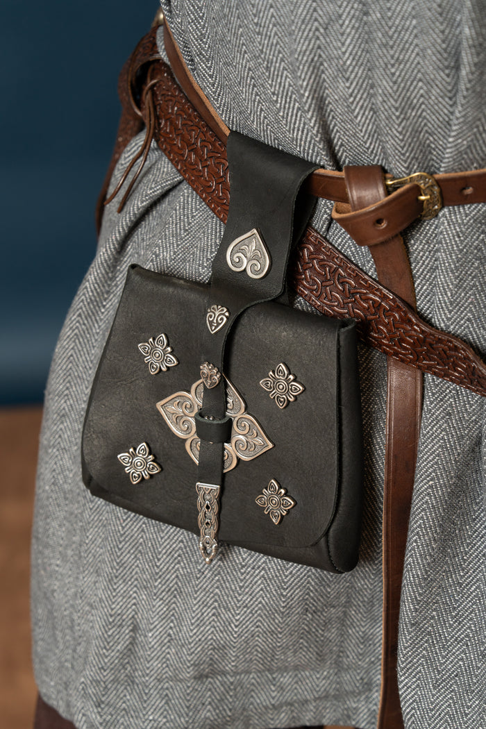 Viking bag Birka deluxe, black