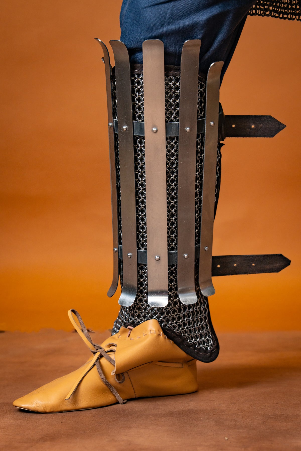 Valsgärde shin guards, 1.6 mm