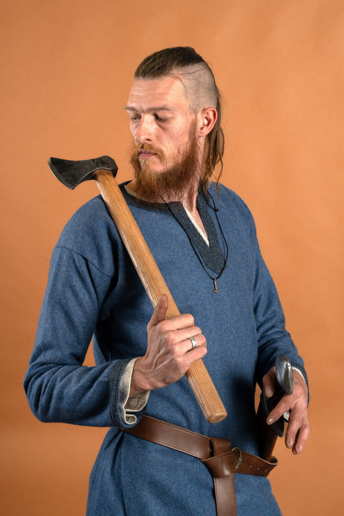 Viking Axe, Hand-Forged Steel, Type G, semi-sharp
