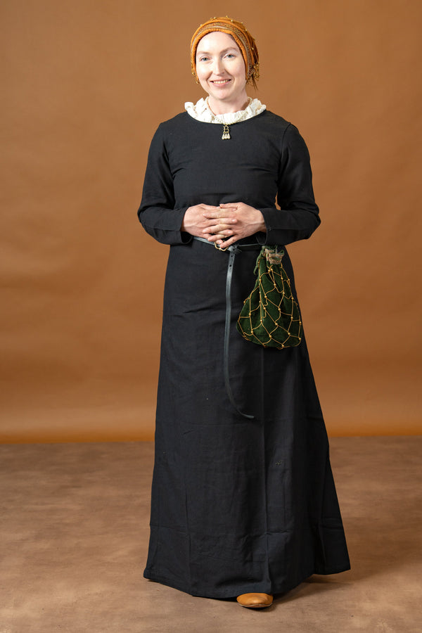 Medieval dress Freya (black)
