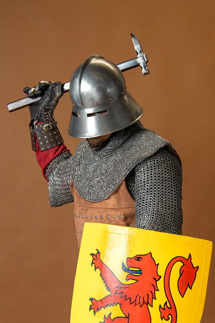 German 15th century kettle hat, 1 mm