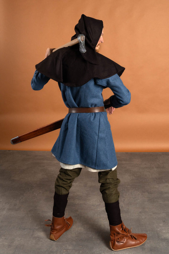 Viking tunic Guthrum, wool, blue