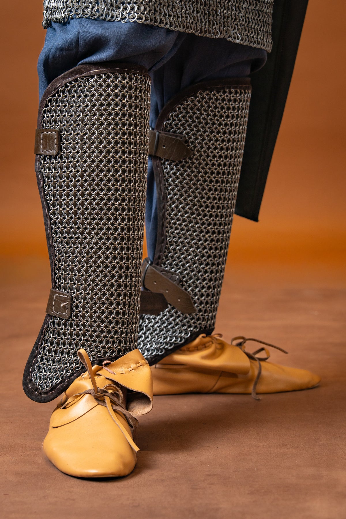 Chainmail greaves Connor, 8 mm