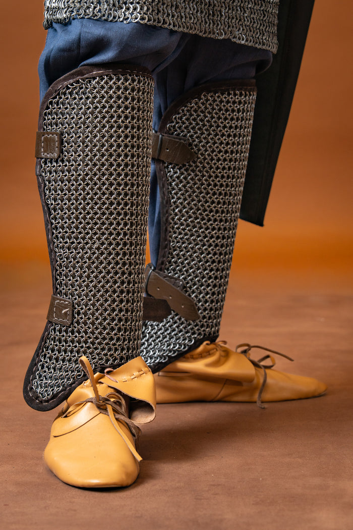 Chainmail greaves Connor, 8 mm