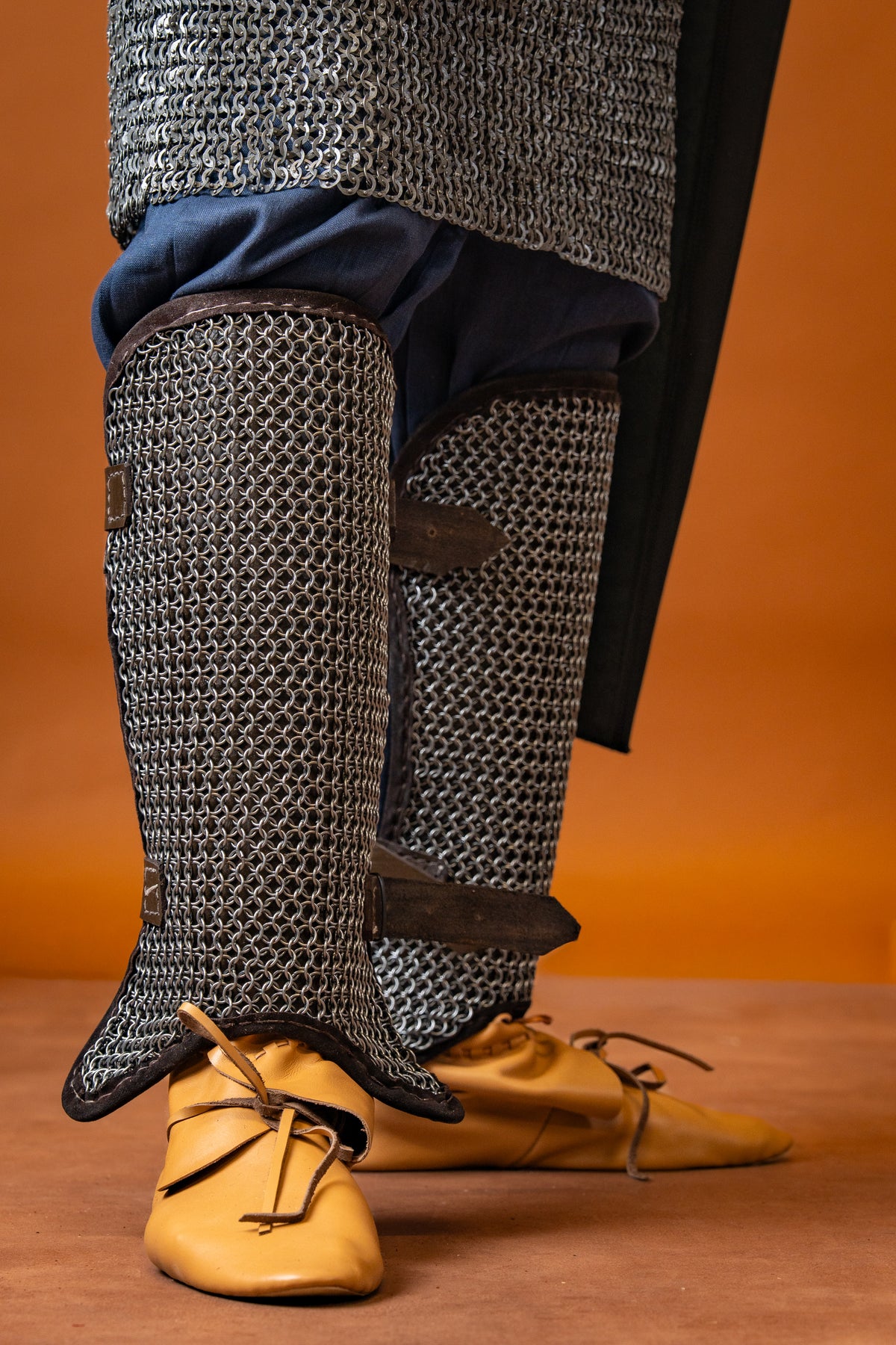 Chainmail greaves Connor, 8 mm