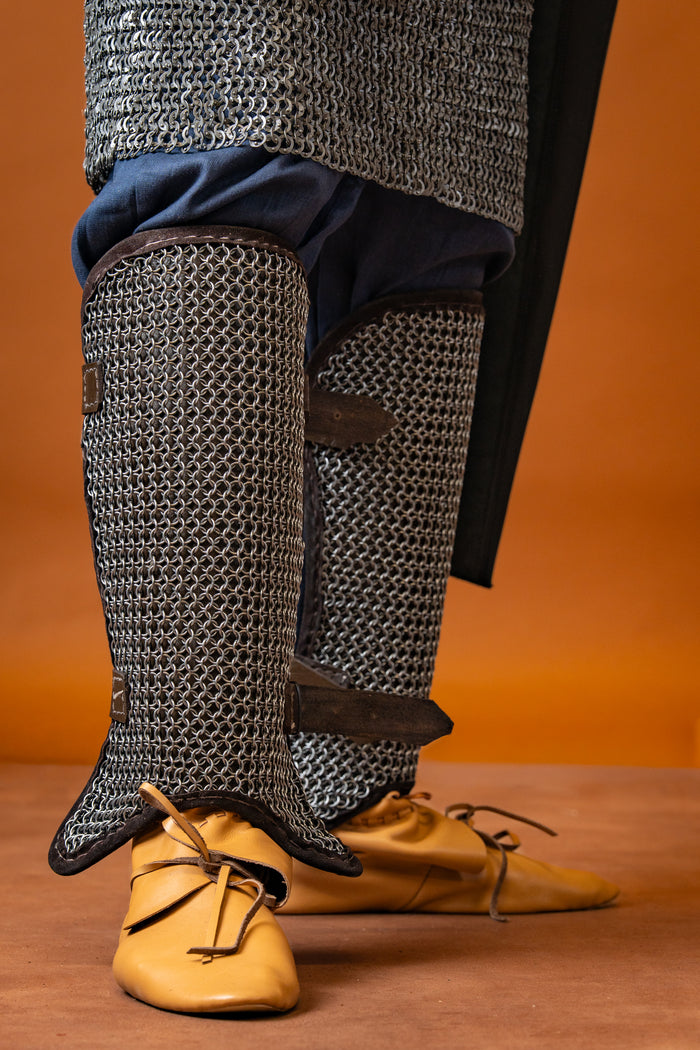 Chainmail greaves Connor, 8 mm