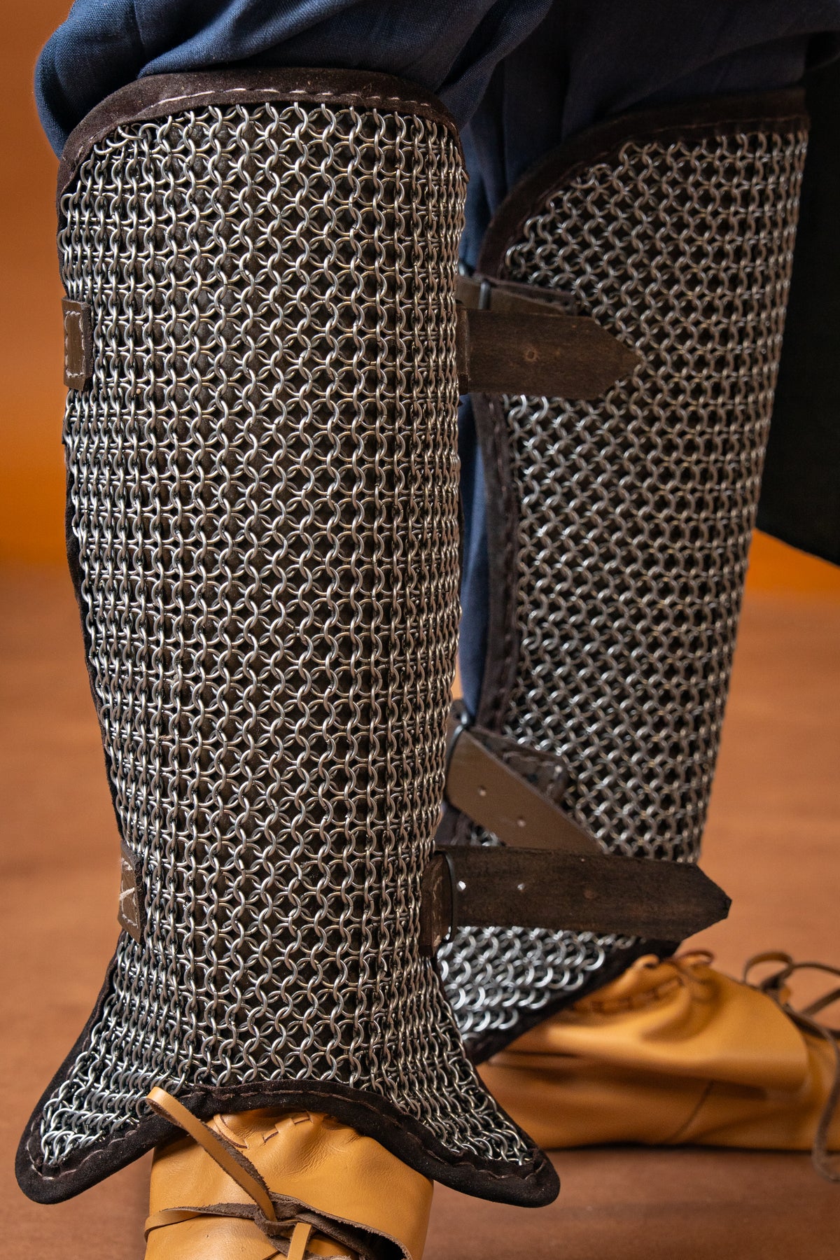 Chainmail greaves Connor, 8 mm