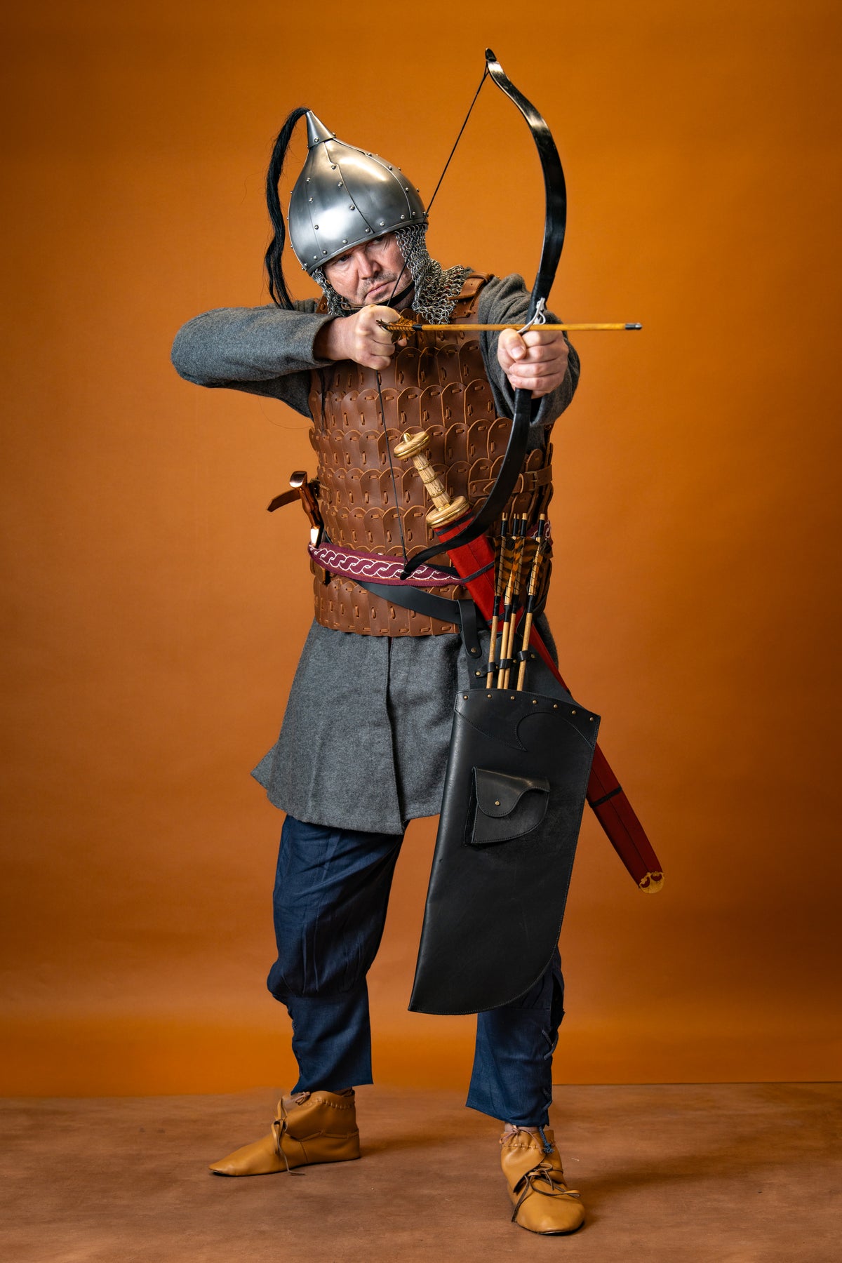 Recurve bow, 96 cm, 24-26 lbs