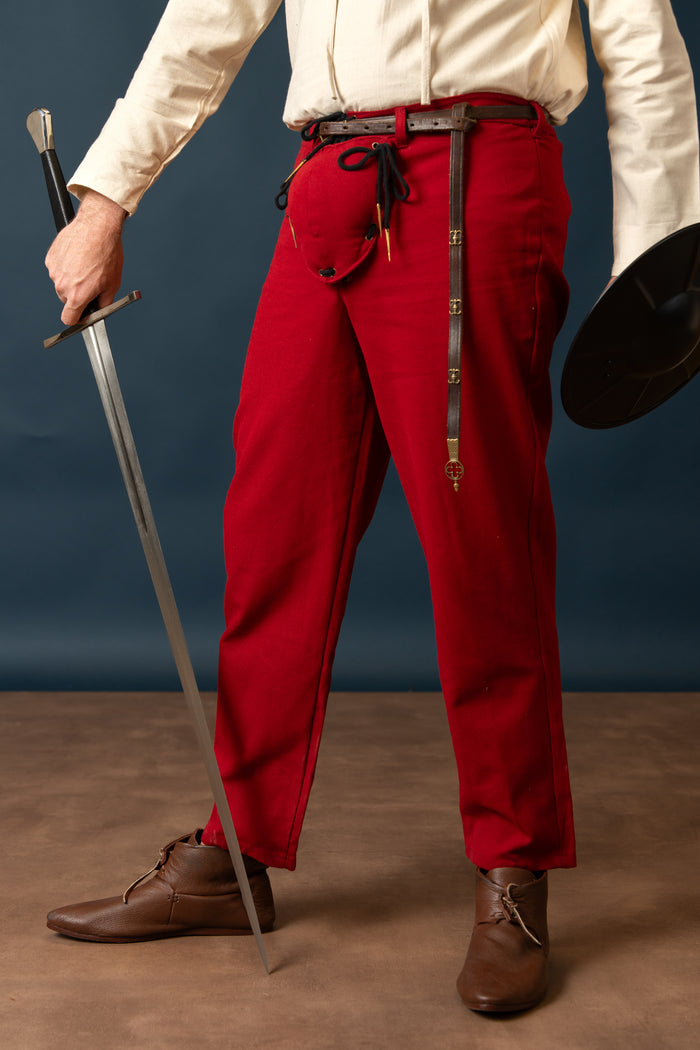 Landsknecht trousers Daniel, red