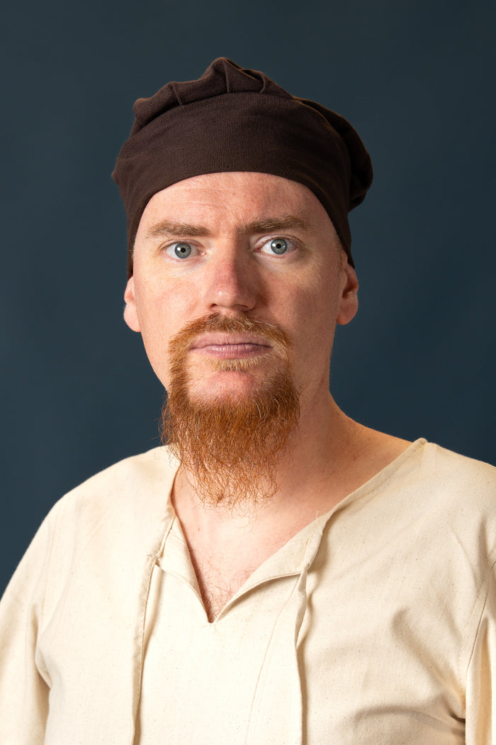Late medieval cap Armin, brown