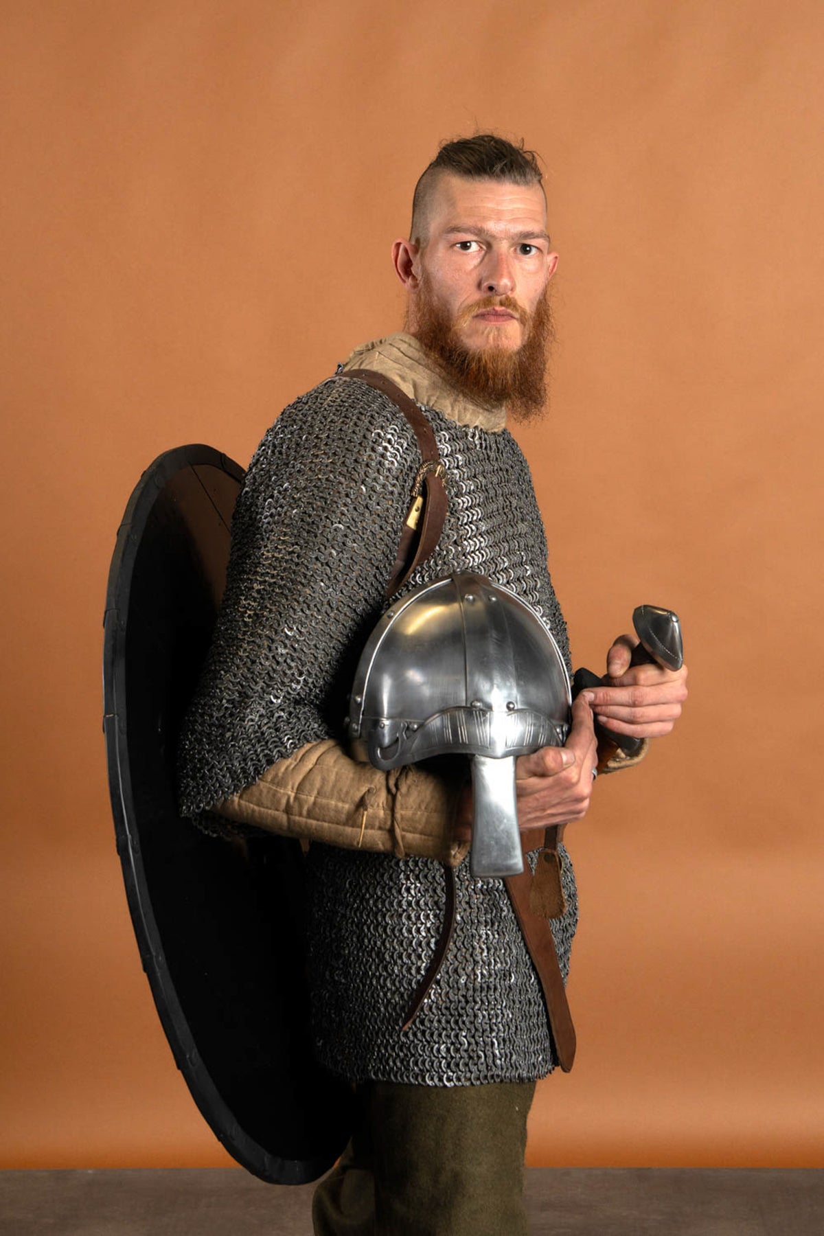 Viking spangenhelm Bjarni, 2 mm (battle-ready)