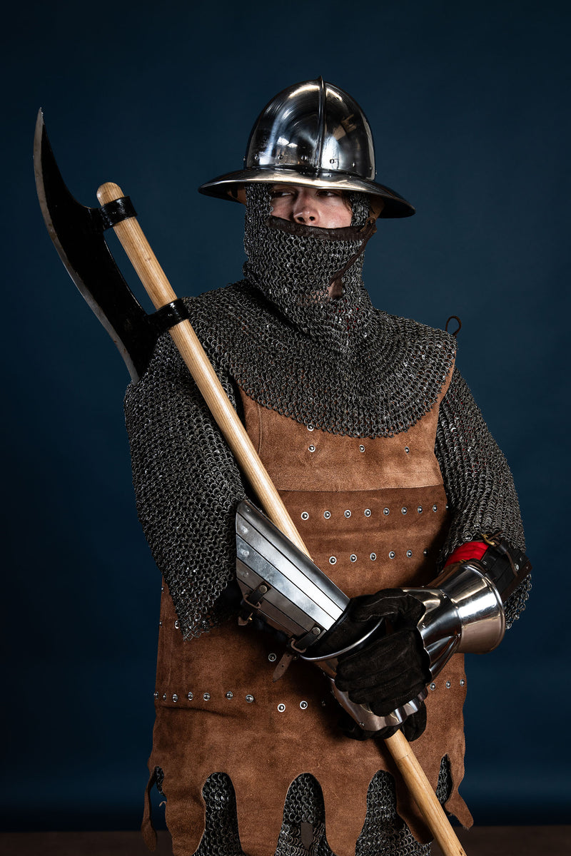 Demi-gantelets du 14e siècle, 1,6 mm