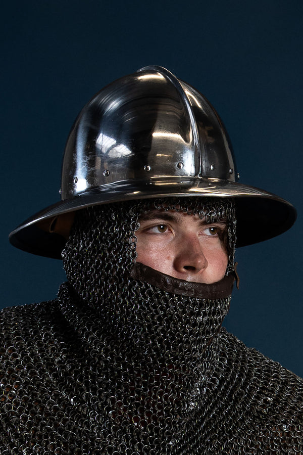 Kettle hat, 14th–15th century, 2 mm (battle-ready)