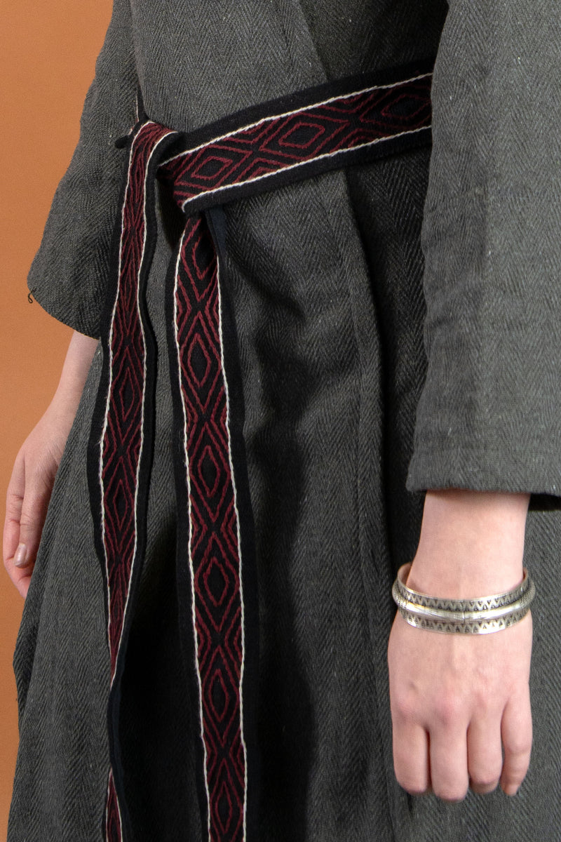 Cintura vichinga Caja, nera, 235 cm