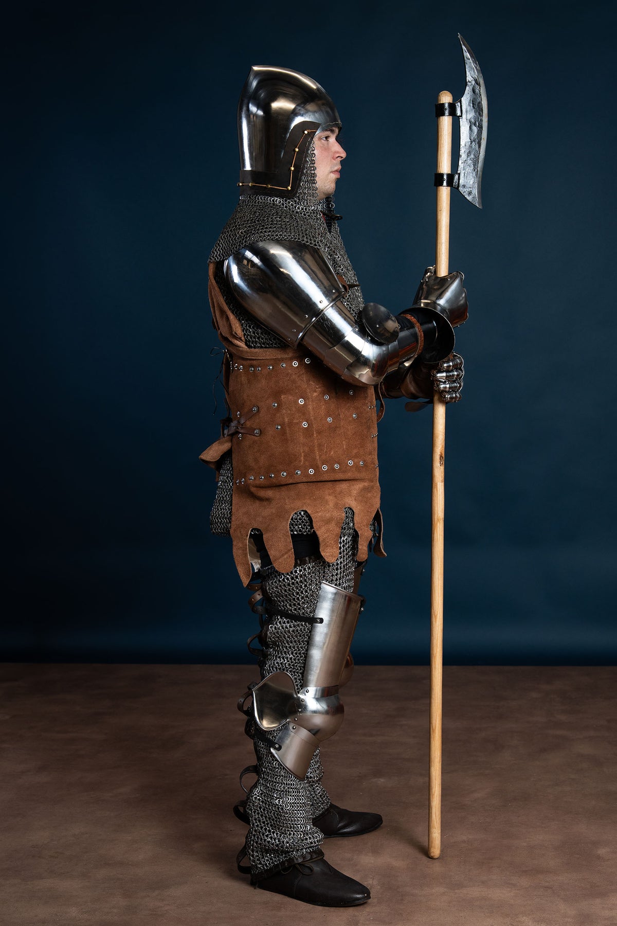 15th century Milanese cuisses, 1.6 mm