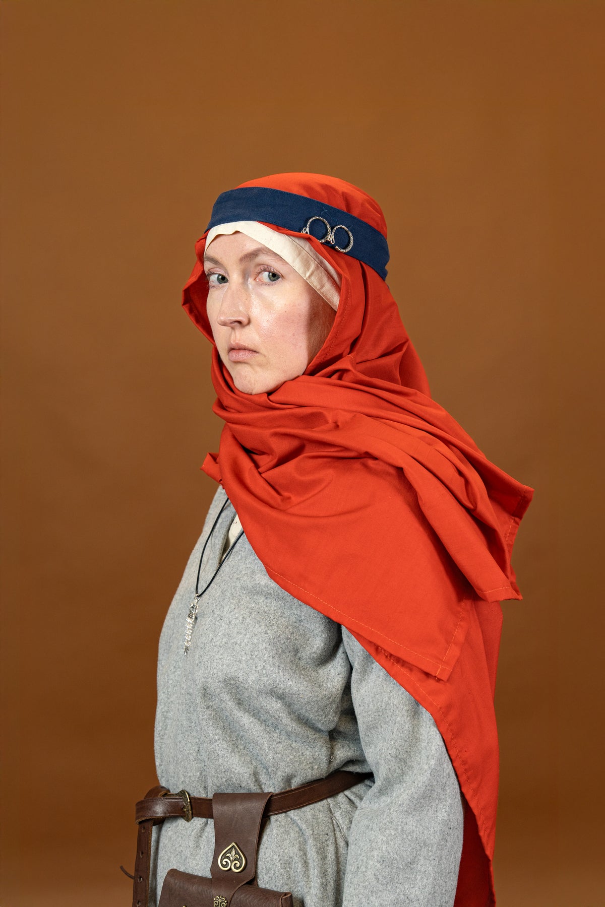 Headkerchief Emil, 90x130 cm, red