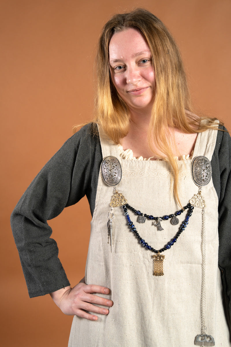 Walkiria z Klinta, posrebrzany brąz