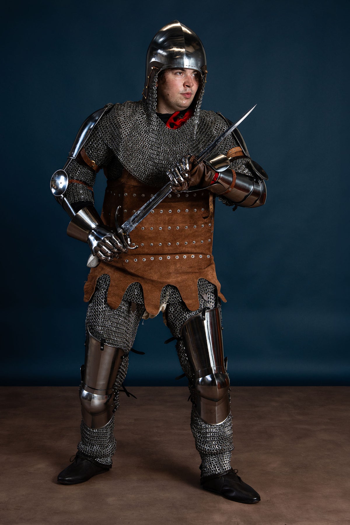 15th century Milanese cuisses, 1.6 mm