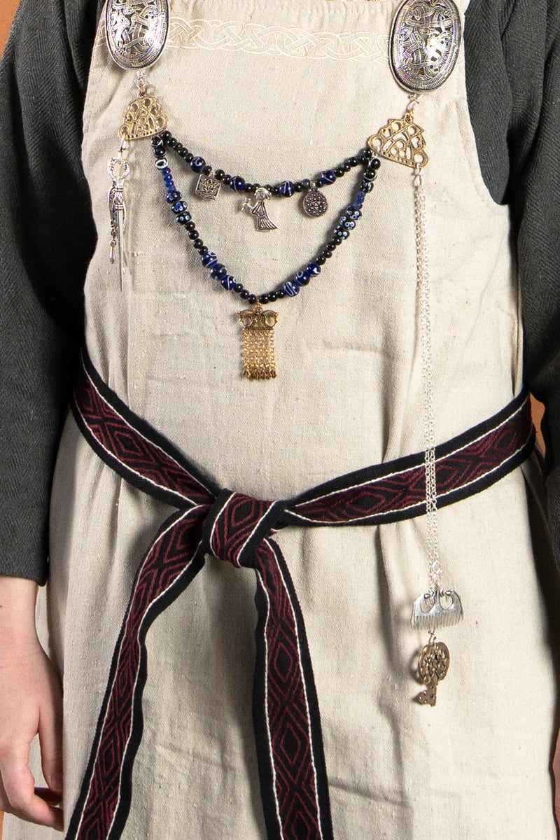 Cintura vichinga Caja, nera, 235 cm