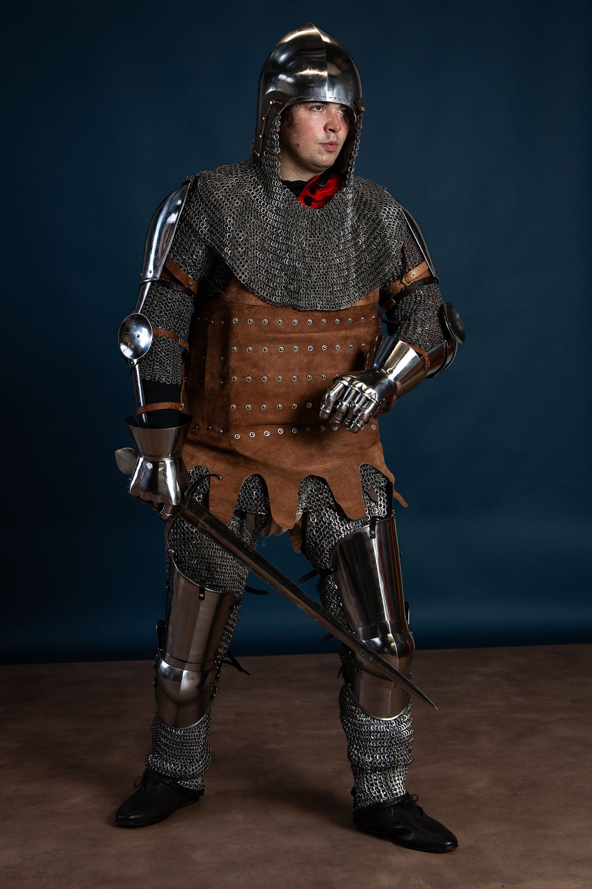 15th century Milanese cuisses, 1.6 mm