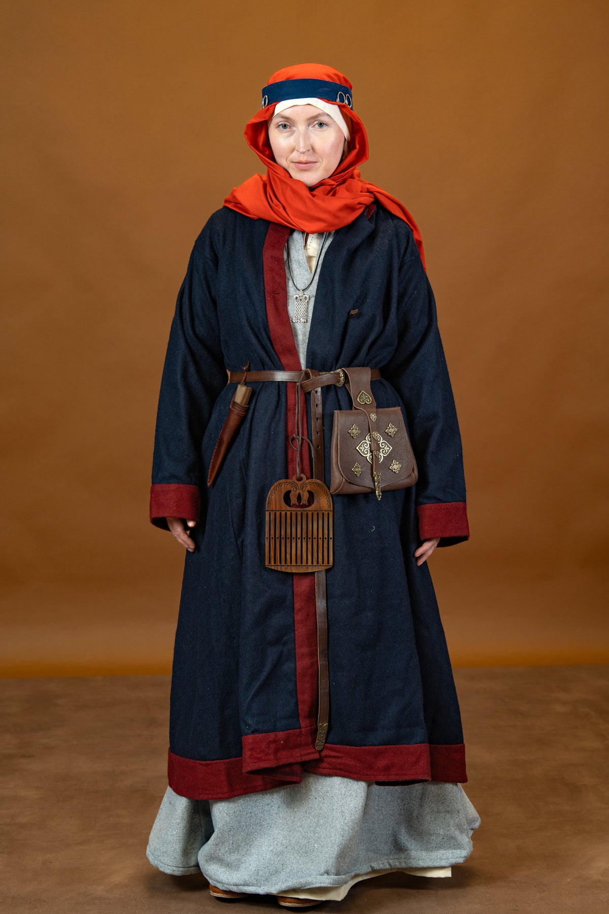 Headkerchief Emil, 90x130 cm, red
