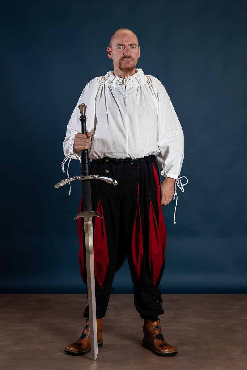 Camicia rinascimentale Cosimo, bianca