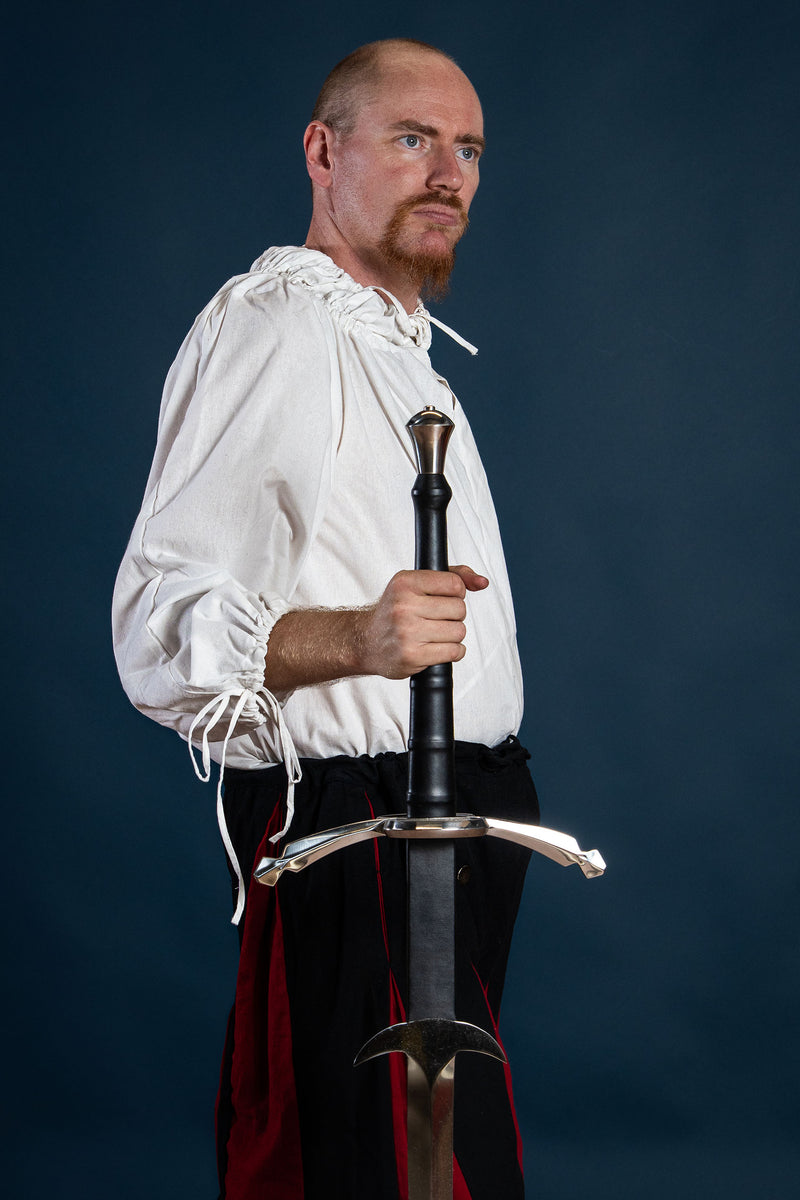 Camicia rinascimentale Cosimo, bianca