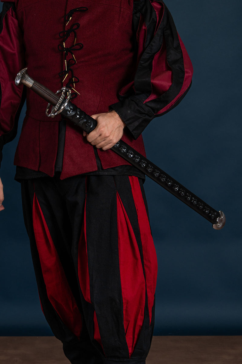 Landsknecht Katzbalger, halb scharf