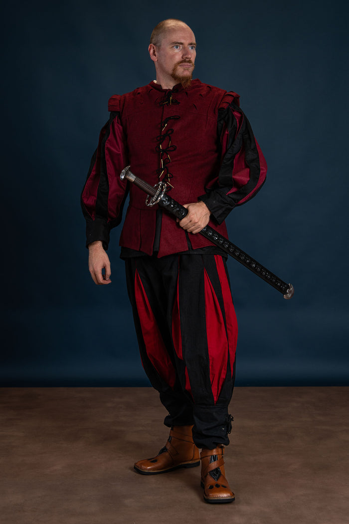Doublet Columbus, red, wool mix