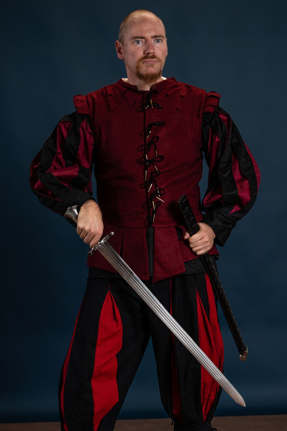 Doublet Columbus, red, wool mix