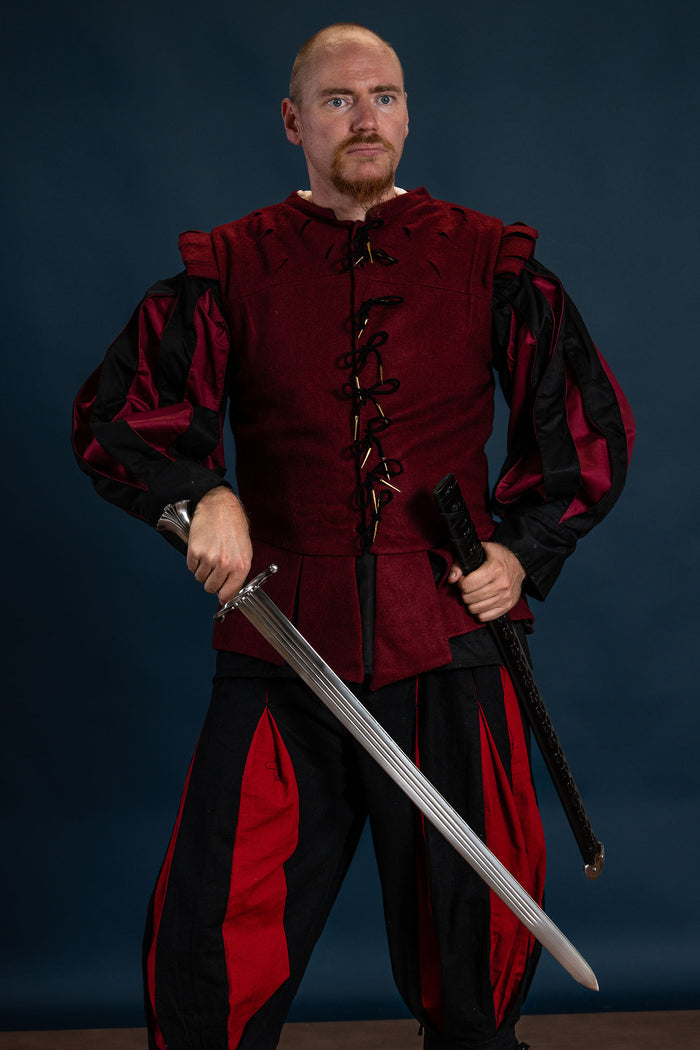Doublet Columbus, red, wool mix
