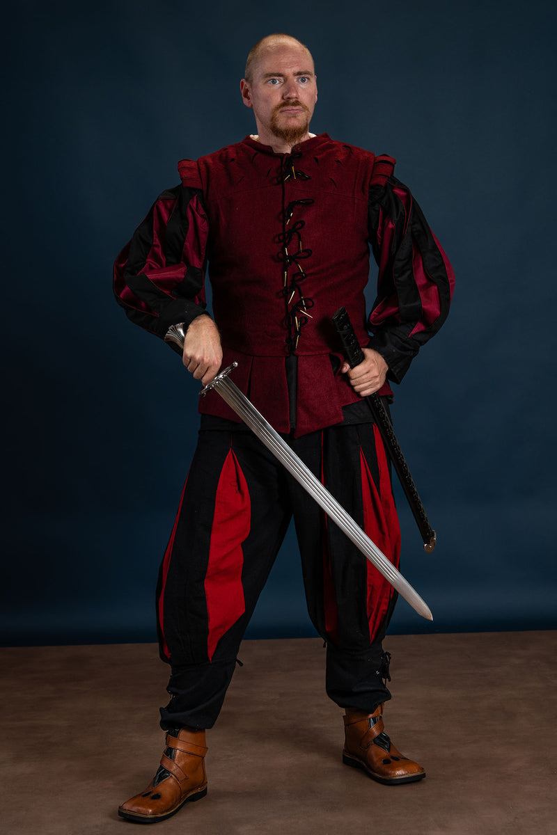 Landsknecht Katzbalger, halb scharf